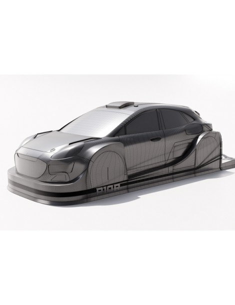 RC kėbulas P10R 1/10 190 mm rally skaidrus – CyborgShop