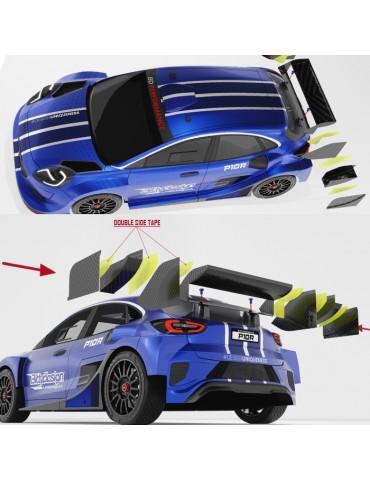 RC kėbulas P10R 1/10 190 mm rally skaidrus – CyborgShop