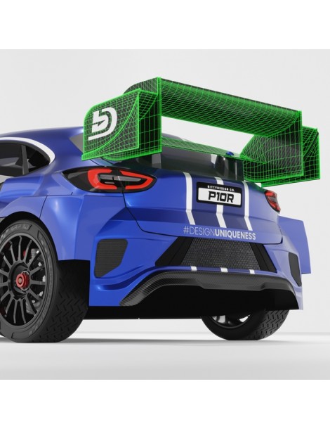 RC kėbulas P10R 1/10 190 mm rally skaidrus – CyborgShop