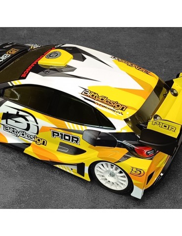RC kėbulas P10R 1/10 190 mm rally skaidrus – CyborgShop