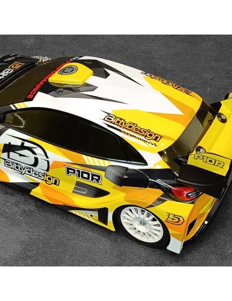 RC kėbulas P10R 1/10 190 mm rally skaidrus – CyborgShop