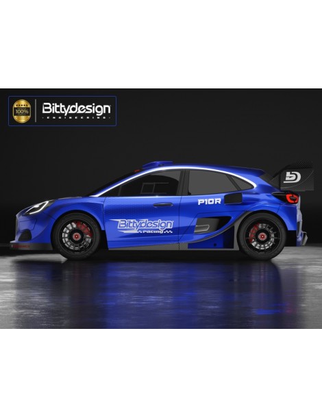 RC kėbulas P10R 1/10 190 mm rally skaidrus – CyborgShop