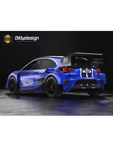RC kėbulas P10R 1/10 190 mm rally skaidrus – CyborgShop