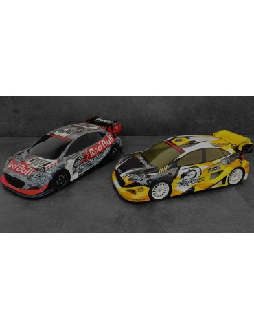 RC kėbulas P10R 1/10 190 mm rally skaidrus – CyborgShop