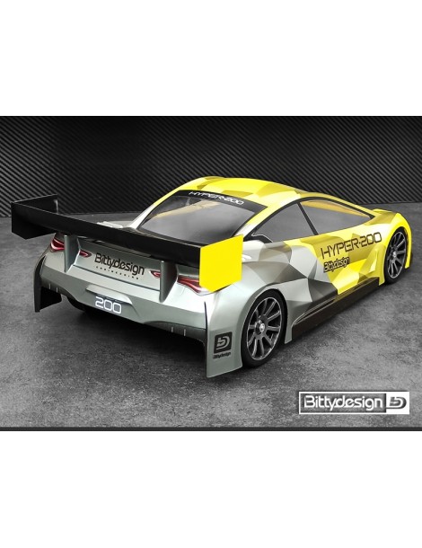 HYPER-200 Clear Body 1/10 TC 200mm nitro, Lightweight