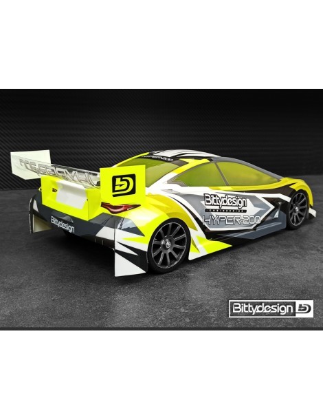 HYPER-200 Clear Body 1/10 TC 200mm nitro, Lightweight