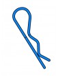 Team Corally - Body Clips - 45 Bent - Small - Blue - 10 pcs