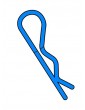 Team Corally - Body Clips - 45 Bent - medium - Blue - 10 pcs