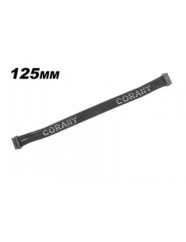 High Flex Flat Sensor Wire - 125mm - Silver Plated Terminal