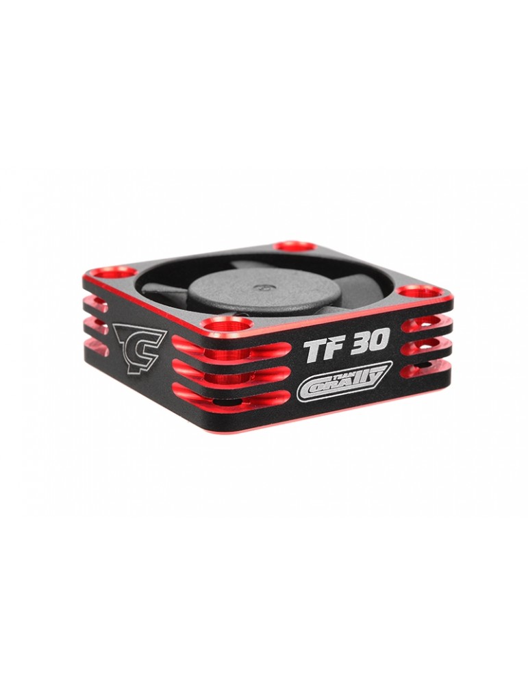 Ultra High Speed Cooling Fan TF-30 w/BEC connector - 30mm - Color Black - Red