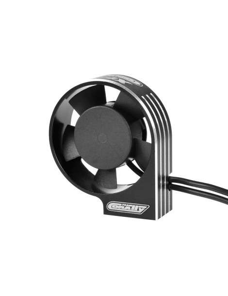 Ultra High Speed Cooling Fan XF-30 w/BEC connector - 30mm - Black - Silver
