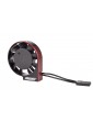 Ultra High Speed Cooling Fan XF-40 w/BEC connector - 40mm - Black - Red