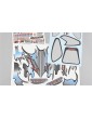 Model stickers Leopard 4, RTR, set
