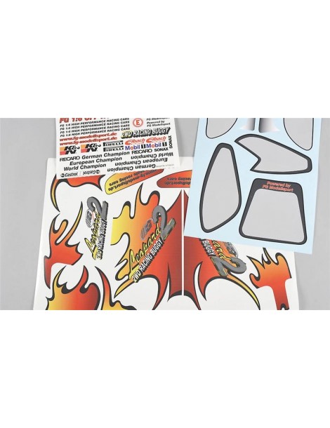 Model stickers Leopard 2, RTR, set