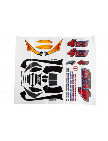 Model sticker f. Baja Buggy 4WD RTR., set