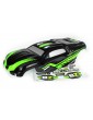 Painted Truck Body ST (Black/Green) 1/16