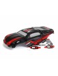 Painted Truck Body ST (Black/Red) 1/16