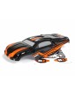 Painted Truck Body ST (Black/Orange) 1/16