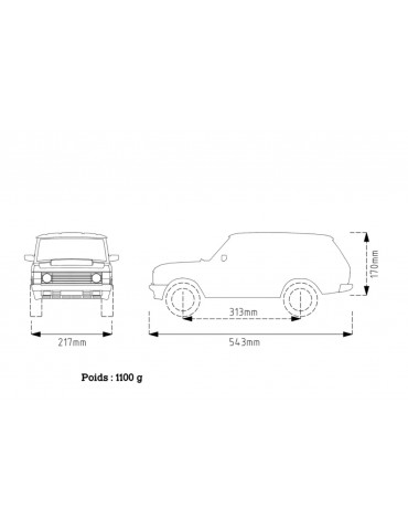313MM ABS BODY 5 DOORS