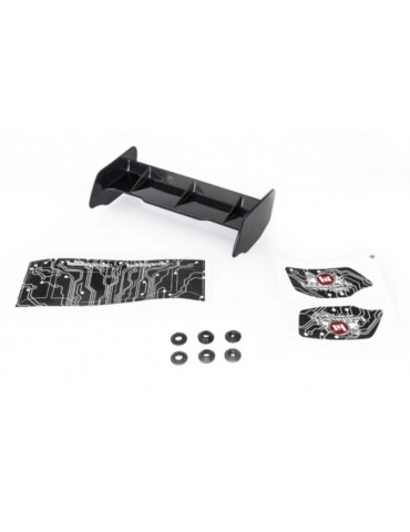 1/10 off road black plastic wing