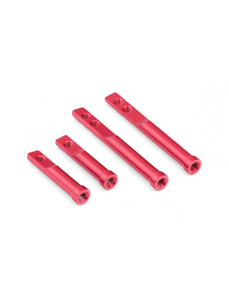 1/10 Aluminum Body Post Set with Magnets for RC Drift Car, Red