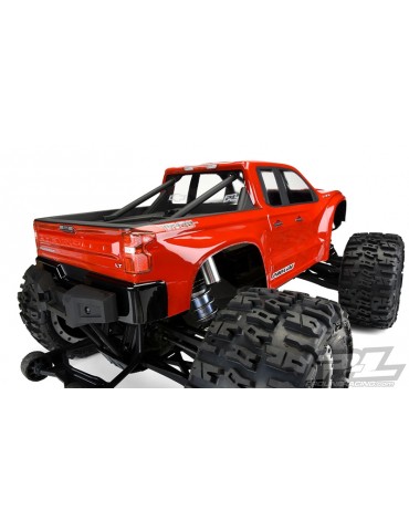Pre-Cut 2019 Chevy Silverado Z71 Trail Boss Clear Body for X-MAXX