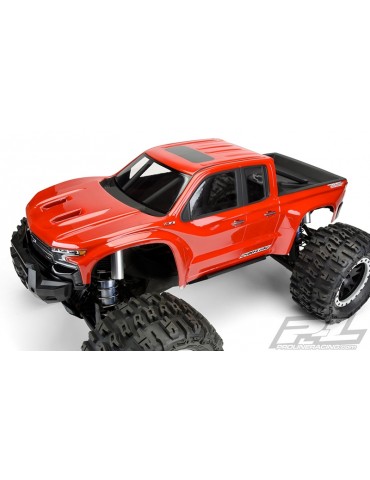 Pre-Cut 2019 Chevy Silverado Z71 Trail Boss Clear Body for X-MAXX