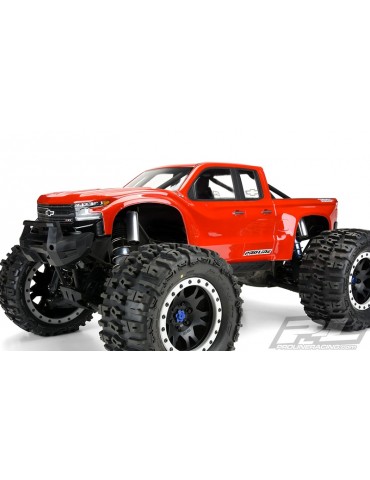 Pre-Cut 2019 Chevy Silverado Z71 Trail Boss Clear Body for X-MAXX