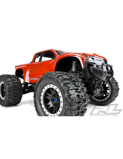 Pre-Cut 2019 Chevy Silverado Z71 Trail Boss Clear Body for X-MAXX