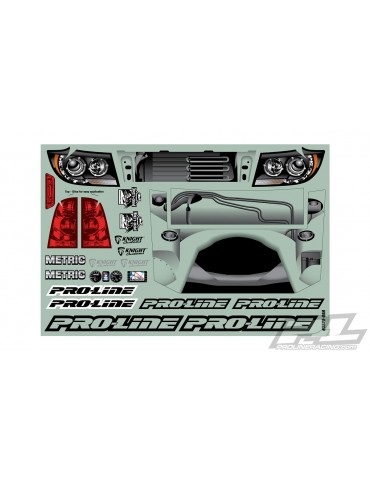 Builders Series: Metric Clear Body for 12.3" (313mm) Wheelbase Scale Crawlers