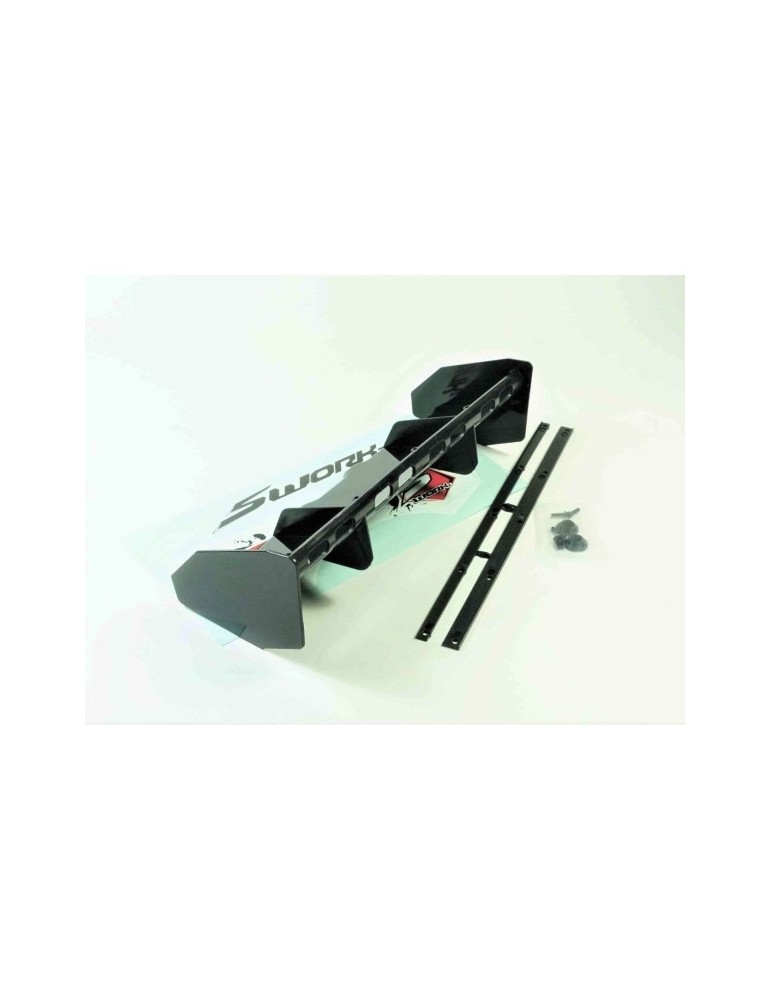 SWORKz 1/8 Off Road Pro-Speed 2.0 Race Wing (BK)(Pre-Holes)