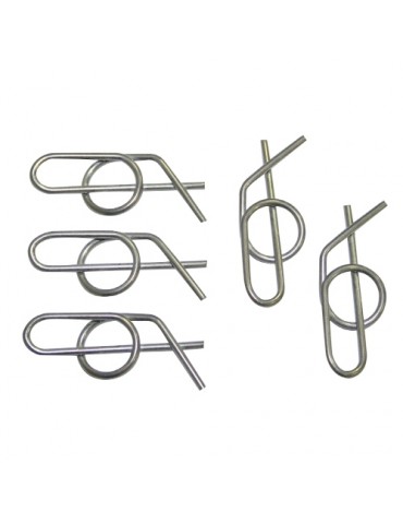 Safety Body Clips, 5 Pcs.