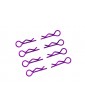 Body Clips 1/10 L and R Purple, 4+4 Pcs.