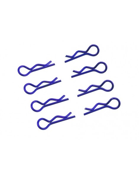 Body Clips 1/8 L and R Blue, 4+4 Pcs.