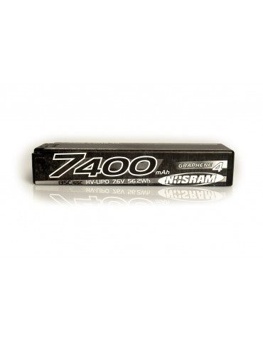 Graphene-4 7400mAh 7.6V HV LiPo akumuliatorius su hardcase korpusu
