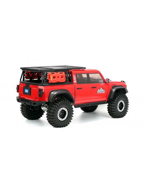 RC modelis RGT Pathfinder 1/10 raudonas su LED ir portalinėmis ašimis