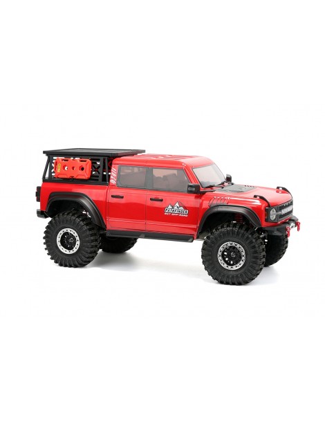 RC modelis RGT Pathfinder 1/10 raudonas su LED ir portalinėmis ašimis