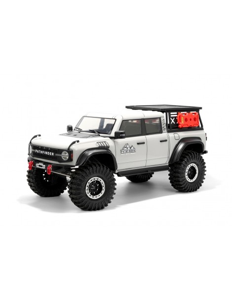 RC modelis RGT Pathfinder 1/10 baltas su portalinėmis ašimis