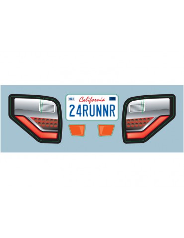Pro-Line 2023 Toyota 4Runner baltas nesurinktas kėbulas SCX24 132 mm modeliui