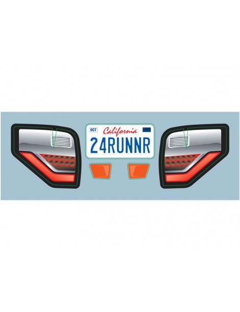 Pro-Line 2023 Toyota 4Runner baltas nesurinktas kėbulas SCX24 132 mm modeliui