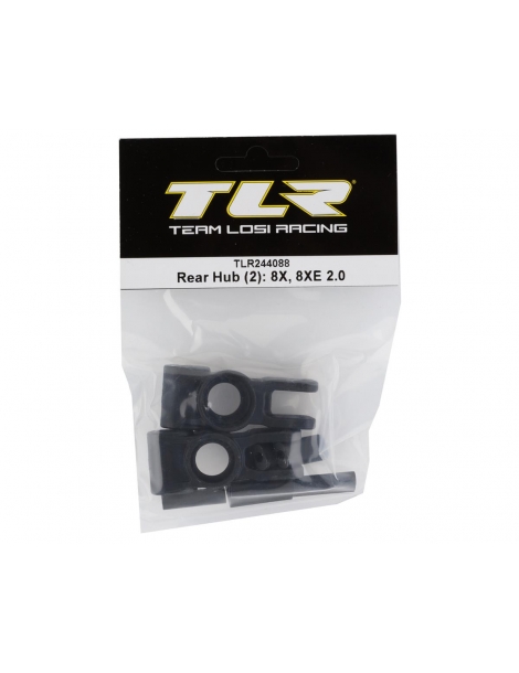 TLR244088 galinės stebulės su įdėklais 8IGHT-X / XE 2.0 RC modeliui