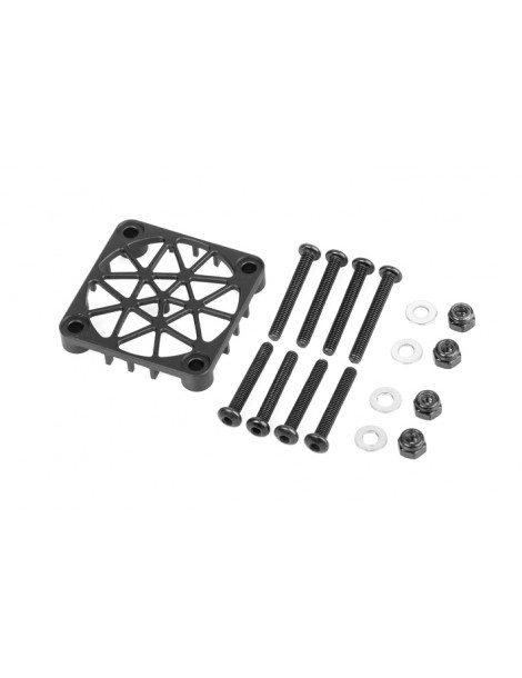 NOSRAM Aluminium safety mesh for 30mm fan - black