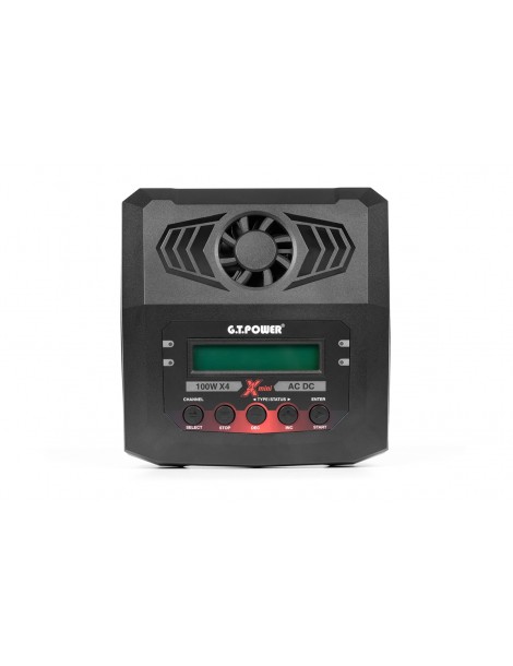 X4 Mini RC įkroviklis su 4 kanalais ir balansavimo funkcija