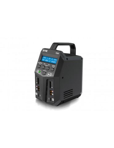 SKY RC T200 RC įkroviklis su 2 kanalais ir 100W galia kiekvienam