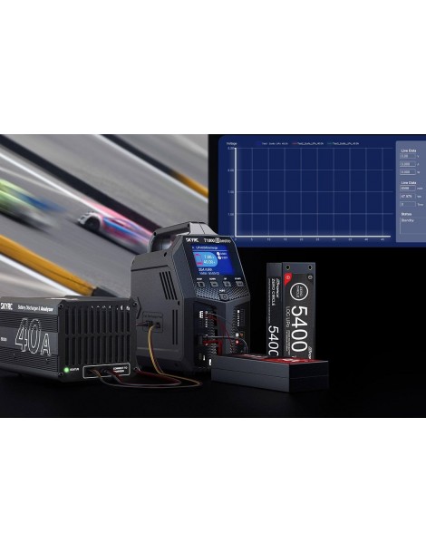 SKY RC T1000 Maestro 1000W RC įkroviklis su dviem kanalais ir balansavimo funkcija