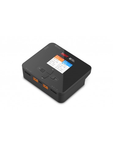 RC įkroviklis iSDT K1 2×250W su LCD ekranu ir balansavimo funkcija
