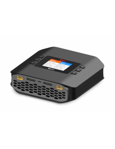RC įkroviklis iSDT K4 2x600W su LCD ekranu ir balansavimo funkcija