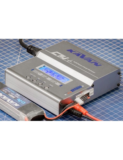 RC įkroviklis C14+ AC/DC 80W su balansavimo funkcija ir LCD ekranu