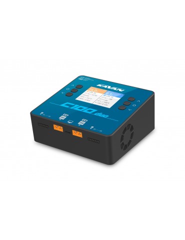 RC įkroviklis C100 Duo 2x 500W su LCD ekranu ir dviem kanalais