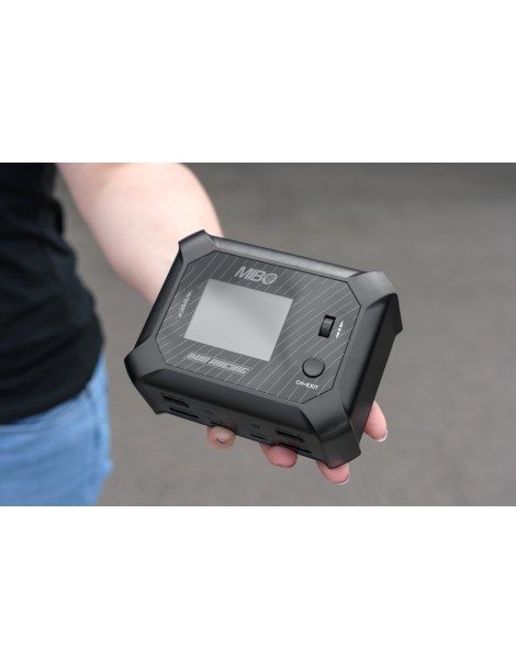 MIBO Duo Racing 200W dvikanalis RC įkroviklis su LCD ekranu ir AC/DC veikimu